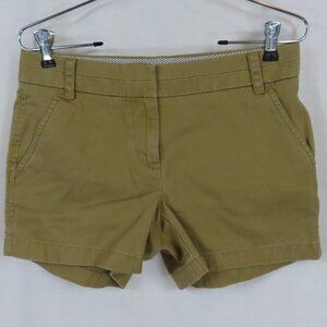 J Crew Chino Khaki Tan Shorts Sz. 2